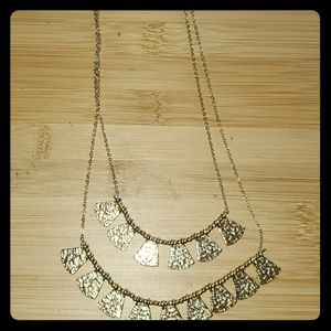 Evereve gold statement necklace